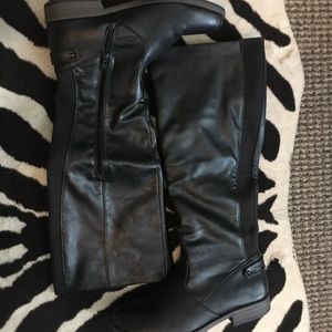Black Leather Boots